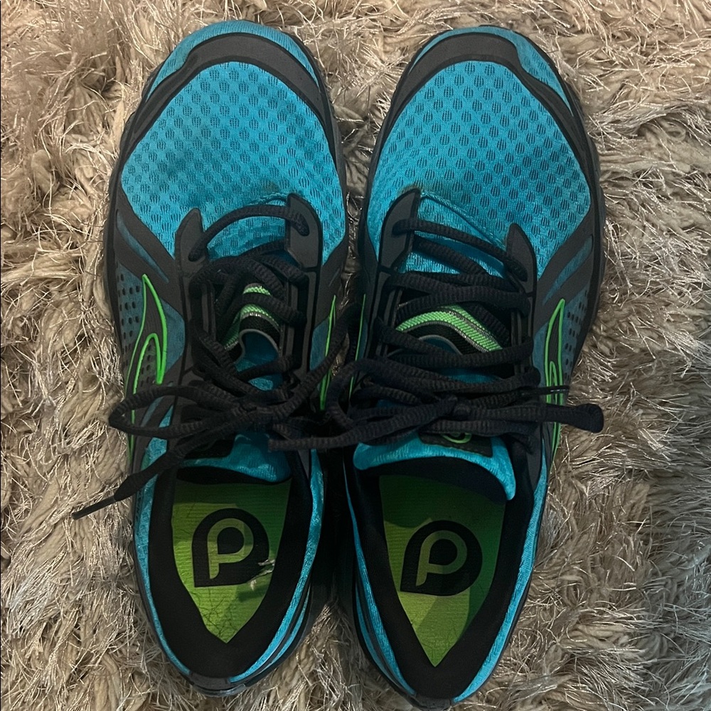 Brooks PURE cadence Blue and Green Athletic Shoes